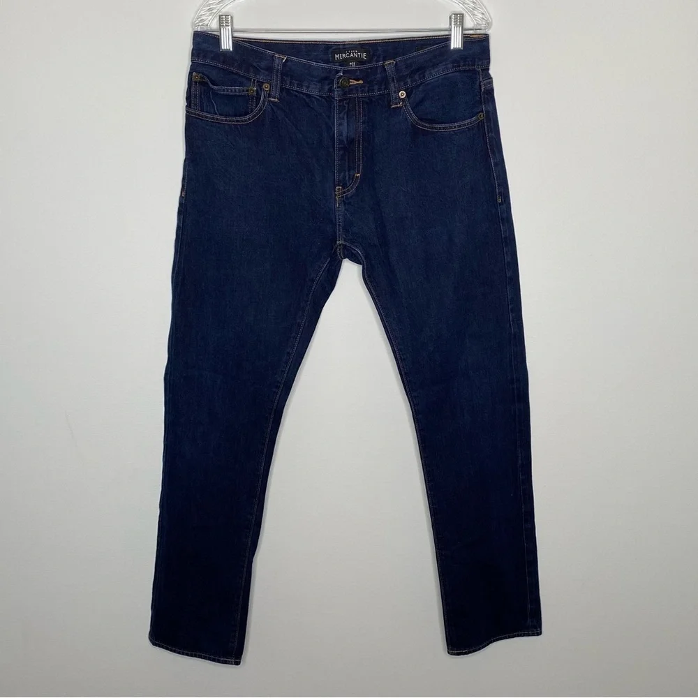 J. Crew Mercantile Dark Wash Slim Jeans